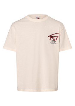 Tommy Jeans Koszulka męska Mężczyźni Bawełna écru nadruk ze sklepu vangraaf w kategorii T-shirty męskie - zdjęcie 170230408