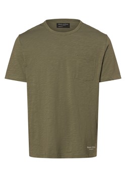 Marc O'Polo Koszulka męska Mężczyźni Bawełna oliwkowy jednolity ze sklepu vangraaf w kategorii T-shirty męskie - zdjęcie 170230419