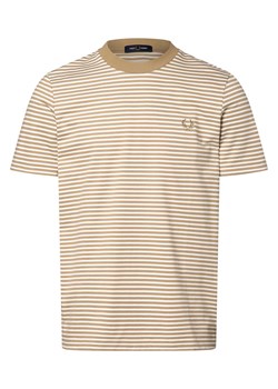 Fred Perry Koszulka męska Mężczyźni Bawełna biały w paski ze sklepu vangraaf w kategorii T-shirty męskie - zdjęcie 170230435