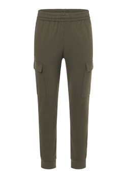 EA7 Emporio Armani Męskie spodnie dresowe Mężczyźni Bawełna oliwkowy jednolity ze sklepu vangraaf w kategorii Spodnie męskie - zdjęcie 170230455
