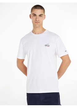 TOMMY JEANS Koszulka w kolorze białym ze sklepu Limango Polska w kategorii T-shirty męskie - zdjęcie 170235596