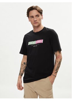 Jack&Jones T-Shirt Lafayette 12252681 Czarny Standard Fit ze sklepu MODIVO w kategorii T-shirty męskie - zdjęcie 170236918