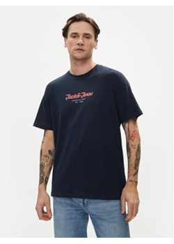 Jack&Jones T-Shirt Henry 12248600 Granatowy Standard Fit ze sklepu MODIVO w kategorii T-shirty męskie - zdjęcie 170237115