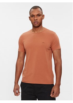 Calvin Klein T-Shirt K10K112724 Pomarańczowy Slim Fit ze sklepu MODIVO w kategorii T-shirty męskie - zdjęcie 170237206