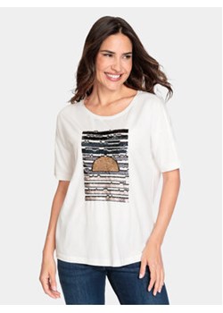 Olsen T-Shirt 11104751 Biały Relaxed Fit ze sklepu MODIVO w kategorii Bluzki damskie - zdjęcie 170237235