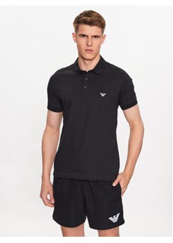 Emporio Armani Underwear Polo 211804 3R461 00020 Czarny Regular Fit ze sklepu MODIVO w kategorii T-shirty męskie - zdjęcie 170237256