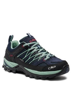 CMP Trekkingi Rigel Low Wmn Trekking Shoes Wp 3Q54456 Niebieski ze sklepu MODIVO w kategorii Buty trekkingowe damskie - zdjęcie 170237336