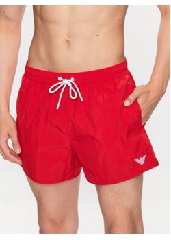 Emporio Armani Underwear Szorty kąpielowe 211756 3R422 00173 Czerwony Regular Fit ze sklepu MODIVO w kategorii Kąpielówki - zdjęcie 170237388