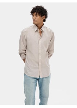Selected Homme Koszula 16078867 Beżowy Slim Fit ze sklepu MODIVO w kategorii Koszule męskie - zdjęcie 170237659
