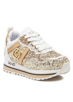 Liu Jo Sneakersy Maxi Wonder 709 4A4305 TX007 Złoty ze sklepu MODIVO w kategorii Buty sportowe dziecięce - zdjęcie 170237815