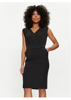 Fracomina Sukienka codzienna FS24SD1002W42901 Czarny Regular Fit ze sklepu MODIVO w kategorii Sukienki - zdjęcie 170238026