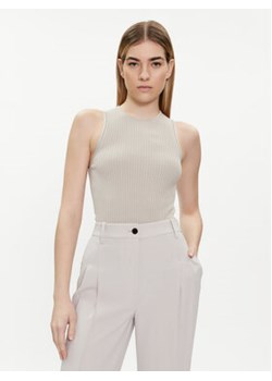 Calvin Klein Top K20K206506 Biały Slim Fit ze sklepu MODIVO w kategorii Bluzki damskie - zdjęcie 170238029