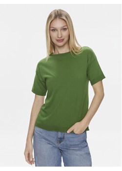 United Colors Of Benetton T-Shirt 103CD102M Zielony Regular Fit ze sklepu MODIVO w kategorii Bluzki damskie - zdjęcie 170238099