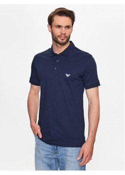 Emporio Armani Underwear Polo 211804 3R461 06935 Granatowy Regular Fit ze sklepu MODIVO w kategorii T-shirty męskie - zdjęcie 170238245