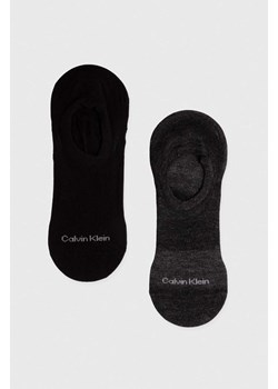 Calvin Klein skarpetki 2-pack męskie kolor czarny ze sklepu ANSWEAR.com w kategorii Skarpetki męskie - zdjęcie 170239035