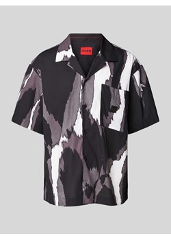 Koszula casualowa o kroju relaxed fit z rękawem o dł. 1/2 model ‘Egeeno’ ze sklepu Peek&Cloppenburg  w kategorii Koszule męskie - zdjęcie 170242678