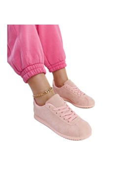 Różowe lekkie sneakersy Rashad ze sklepu ButyModne.pl w kategorii Buty sportowe damskie - zdjęcie 170243177