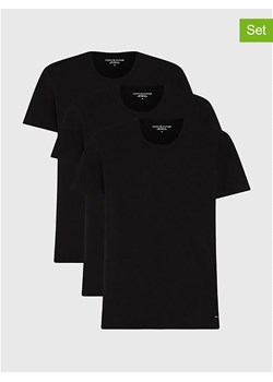Tommy Hilfiger Koszulki (3 szt.) w kolorze czarnym ze sklepu Limango Polska w kategorii T-shirty męskie - zdjęcie 170245008