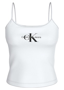 Calvin Klein Top w kolorze białym ze sklepu Limango Polska w kategorii Bluzki damskie - zdjęcie 170245078