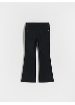 Reserved - Jeansy flare high waist - czarny ze sklepu Reserved w kategorii Spodnie dziewczęce - zdjęcie 170245886