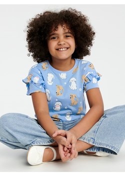 Sinsay - Koszulka - błękitny ze sklepu Sinsay w kategorii Bluzki dziewczęce - zdjęcie 170246736