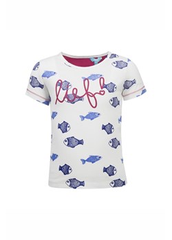 T-shirt dziewczęcy, biały, rybki, Lief ze sklepu 5.10.15 w kategorii Koszulki niemowlęce - zdjęcie 170247505
