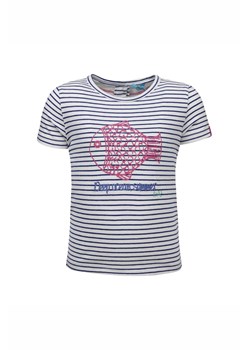 T-shirt dziewczęcy z rybką - Lief ze sklepu 5.10.15 w kategorii Bluzki dziewczęce - zdjęcie 170247599