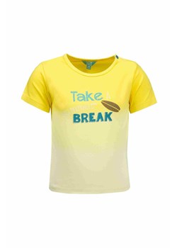T-shirt chłopięcy, żółty, Take a Summer Break, Lief ze sklepu 5.10.15 w kategorii Koszulki niemowlęce - zdjęcie 170247615