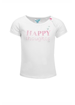 T-shirt dziewczęc Happy thoughts - biały - Lief ze sklepu 5.10.15 w kategorii Bluzki dziewczęce - zdjęcie 170247765