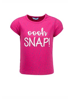 T-shirt dziewczęcy, różowy, Oh snap!, Lief ze sklepu 5.10.15 w kategorii Koszulki niemowlęce - zdjęcie 170247815