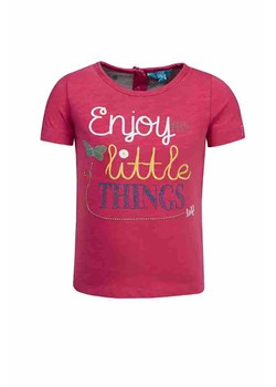 T-shirt dziewczęcy - Enjoy little things - różowy - Lief ze sklepu 5.10.15 w kategorii Koszulki niemowlęce - zdjęcie 170247817