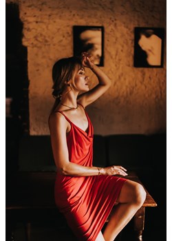 Sukienka Demi - czerwona ze sklepu Madnezz House w kategorii Sukienki - zdjęcie 170248045