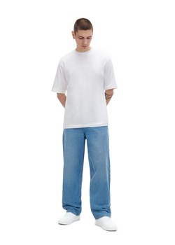 Cropp - Niebieskie jeansy skater - niebieski ze sklepu Cropp w kategorii Jeansy męskie - zdjęcie 170252599