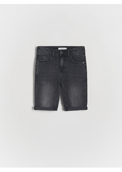 Reserved - Jeansowe szorty - czarny ze sklepu Reserved w kategorii Spodenki chłopięce - zdjęcie 170252776
