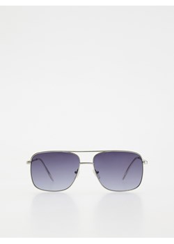 Reserved - Okulary przeciwsłoneczne AVIATOR - srebrny ze sklepu Reserved w kategorii Okulary przeciwsłoneczne męskie - zdjęcie 170252825