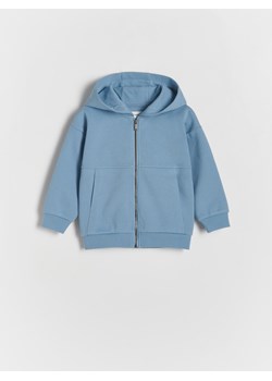 Reserved - Bluza oversize z kapturem - niebieski ze sklepu Reserved w kategorii Bluzy i swetry - zdjęcie 170253049