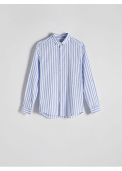 Reserved - Koszula regular fit w paski - jasnoniebieski ze sklepu Reserved w kategorii Koszule męskie - zdjęcie 170253115