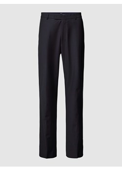 Spodnie garniturowe o kroju modern fit w jednolitym kolorze ze sklepu Peek&Cloppenburg  w kategorii Spodnie męskie - zdjęcie 170254026