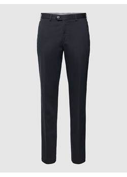 Spodnie o kroju slim fit w kant model ‘PEAKER’ ze sklepu Peek&Cloppenburg  w kategorii Spodnie męskie - zdjęcie 170254466
