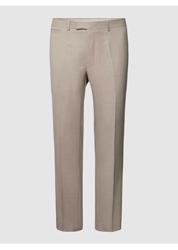 Spodnie do garnituru o kroju slim fit w kant ze sklepu Peek&Cloppenburg  w kategorii Spodnie męskie - zdjęcie 170254668