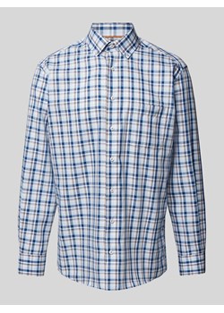 Koszula biznesowa o kroju modern fit w kratkę vichy ze sklepu Peek&Cloppenburg  w kategorii Koszule męskie - zdjęcie 170255168