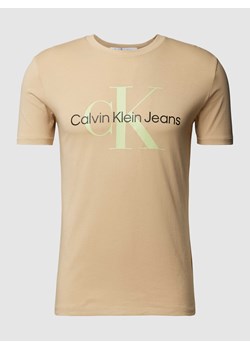 T-shirt z nadrukiem z logo ze sklepu Peek&Cloppenburg  w kategorii T-shirty męskie - zdjęcie 170256069