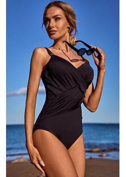 Czarny jednoczęściowy kostium kąpielowy Cuba 1518, Kolor czarny, Rozmiar 38B, Novella ze sklepu Intymna w kategorii Stroje kąpielowe - zdjęcie 170256768