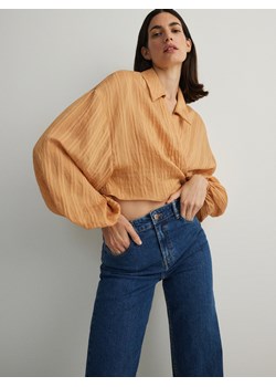 Reserved - Koszula z lyocellem - pomarańczowy ze sklepu Reserved w kategorii Bluzki damskie - zdjęcie 170257907