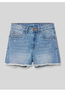 Szorty jeansowe z frędzlami model ‘Rianna’ ze sklepu Peek&Cloppenburg  w kategorii Spodenki dziewczęce - zdjęcie 170259767