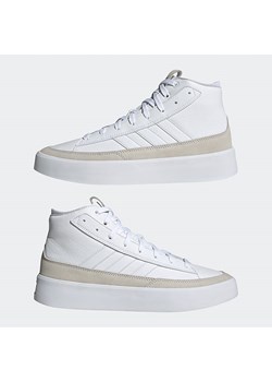 adidas Skórzane sneakersy &quot;ZNSORED&quot; w kolorze białym ze sklepu Limango Polska w kategorii Trampki męskie - zdjęcie 170261925