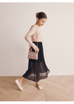 Reserved - Spódnica midi - czarny ze sklepu Reserved w kategorii Spódnice dziewczęce - zdjęcie 170263357