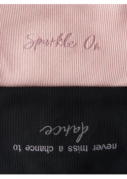 Reserved - Bawełniane body z haftem - czarny ze sklepu Reserved w kategorii Bluzki dziewczęce - zdjęcie 170263388