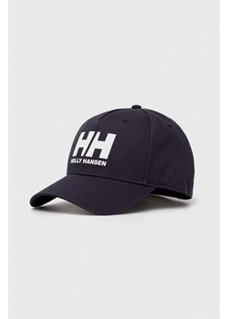 Helly Hansen czapka z daszkiem bawełniana kolor beżowy z nadrukiem 67434 ze sklepu PRM w kategorii Czapki z daszkiem damskie - zdjęcie 170263675