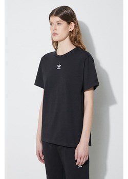 adidas Originals t-shirt bawełniany dziecięcy Tee Regular kolor czarny IC1826 ze sklepu PRM w kategorii Bluzki damskie - zdjęcie 170263719
